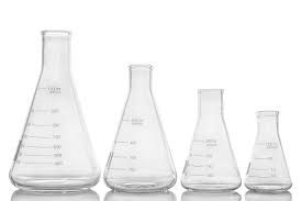 Erlenmeyer Flasks come in various sizes