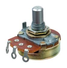 A potentiometer isolated from the circuit physics laboratory equipment