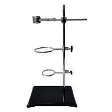 Ring attached to stand with clamp