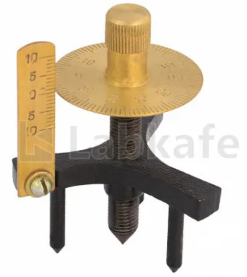 Spherometer- physics laboratory equipment