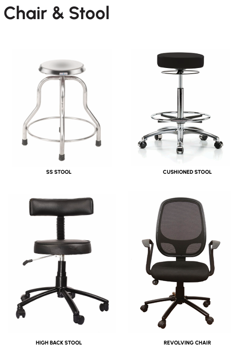 ergonomic lab seating options