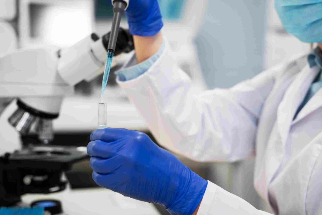 Diagnostic labs process samples in biosafety cabinets