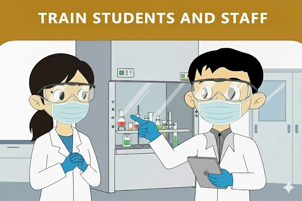 Train students and staffs