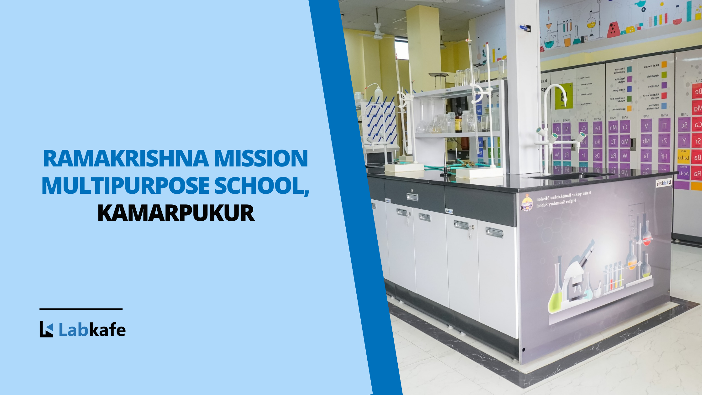 Chemistry Lab in Ramakrishna Mission Multipurpose School