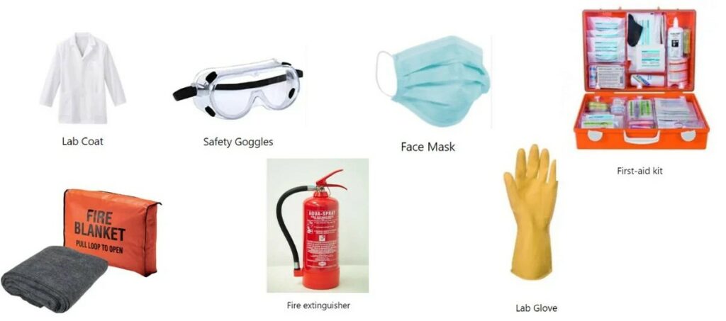 Safety equipment of hematology lab