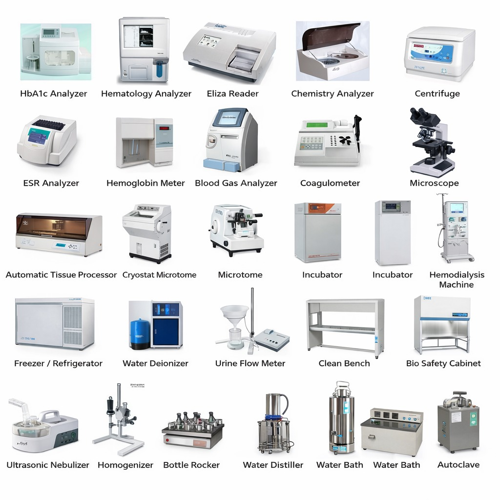 Wide Range of Lab Apparatus
