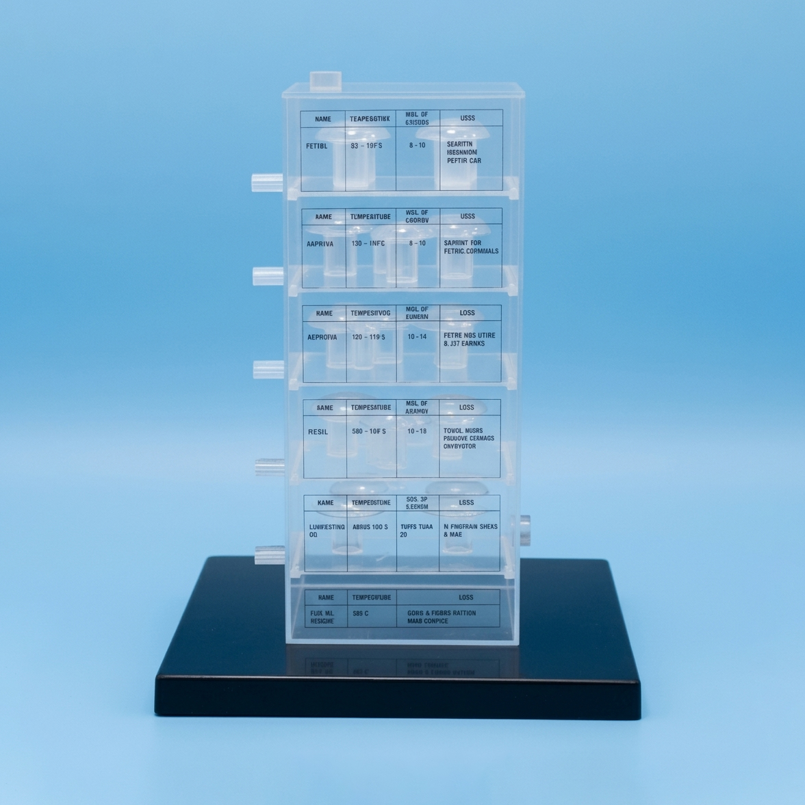 Model of Petroleum Purification, Acrylic