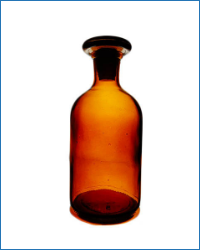 Labkafe glass bottle