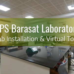 DPS Barasat Lab Furniture and Equipment Setup & VR by Labkafe