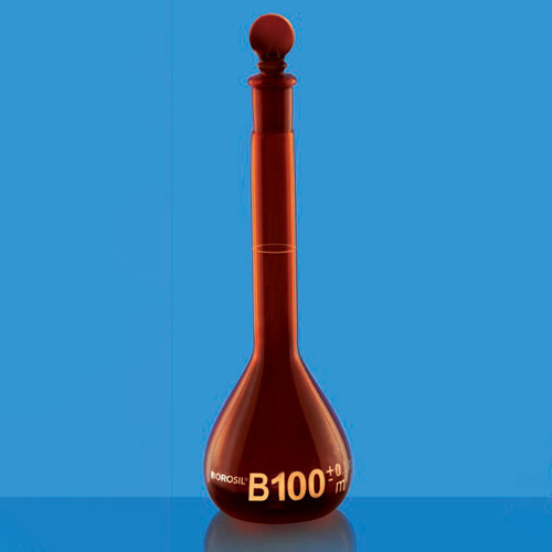 Borosil 5648016 VOLUMETRIC FLASK 'A'100 ML AMBER