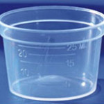 POLYLAB 83101 Medicine Cup - 25ml Pkt of 200