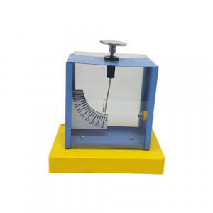 GOLD LEAF ELECTROSCOPE, Metallic Frame (Export Quality).