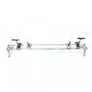 OPTICAL BENCH (Metal Double Rod), Brass Pipe, 1meter Long (Half Shaper Riders).