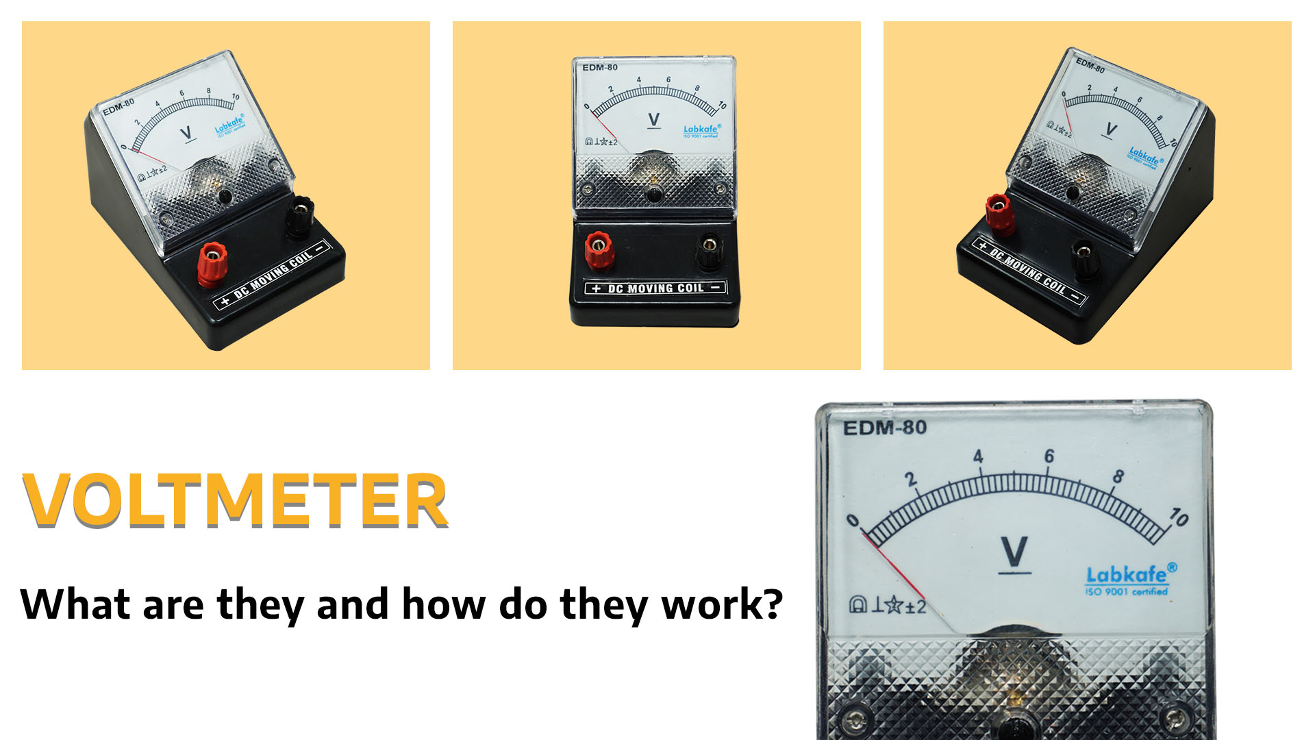 Voltmeters ‒ definition, working principle, types
