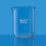 Borosil 1002029 BEAKER LOW FORM WITH SPOUT QUARTZ GLASS