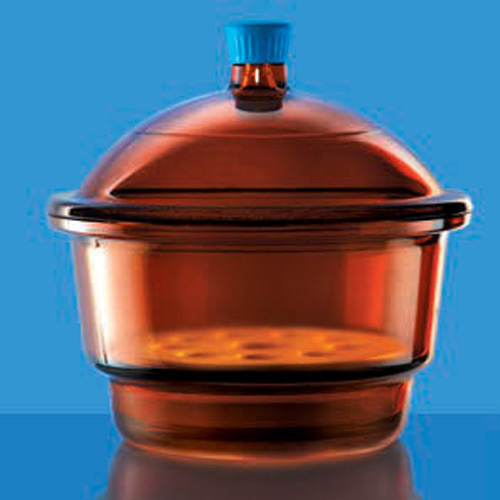 Borosil 3084043 Desiccators, with cover and Porcelain plate, Plastic