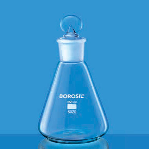 Borosil 5020016 CONICAL FLASK N.M.I/C STOPPER 100 ML