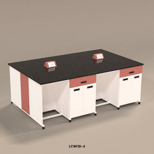 Dry Island workbench - 4 base cabinet CRCA-Made by Labkafe