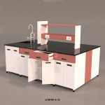 Wet Island workbench - 8 base cabinet (1 sink)