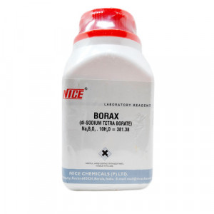 Nice B 11829 Borax (di-Sodium tetraborate) - 99%- 500 gm