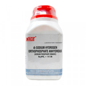 Nice S 13129 di-Sodium Hydrogen Orthophosphate-Anhydrous (Sodium phosphate dibasic)-99%- 500 gm