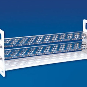 POLYLAB 77801 Test Tube Stand Polycarbonate 3-tier - 13 mm x 31 Tubes