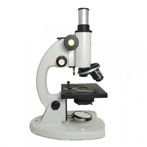 COMPOUND MICROSCOPE (STUDENT), Two eyepiece 10x, 15x & two objectives 10x, 45x, with fixed condenser, MICRON Make (KG-2) `ISI Marked' (Thermocole Box)