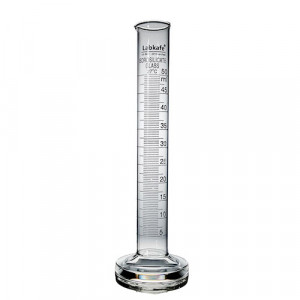 MEASURING CYLINDER (Round Base) B.G, Without Stopper, 50ml