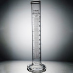 MEASURING CYLINDER (Round Base) B.G, Without Stopper, 100ml