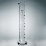 MEASURING CYLINDER (Round Base) B.G, Without Stopper, 500ml