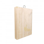 WOODEN BLOCK With Hook, Rectangular, Size 100x75x15mm.