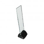 MIRROR STRIP, 4'x1', with Plastic Stand.