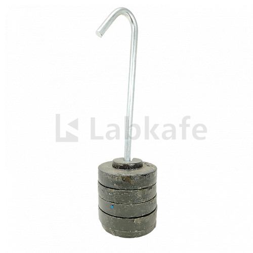 SLOTTED WEIGHT (With Hanger), (Iron Black Painted), Cap. 2.5Kg ; 5x500gm