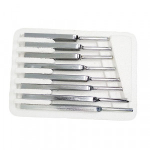 TUNNING FORK (Set of 8), In Thermocole Box, Superior Quality.