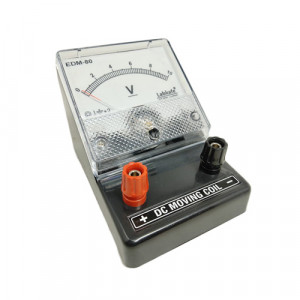 VOLTMETER (EDM-80) SQUARE Dial, DC, Range 10 Volt