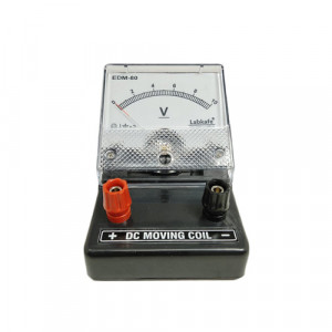 VOLTMETER (EDM-80) SQUARE Dial, DC, Range 3 Volt