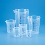 Tarsons 421070 PP Autoclavable 2000ml Beaker - Pack of 4