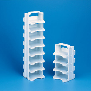 Tarsons 524034 14x14x60cm Cryo Box Rack - Pack of 2