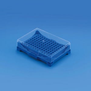 Tarsons 241000 PP Autoclavable 96places PCR Rack with Cover - Pack of 6