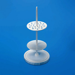 Tarsons 161010 PP Autoclavable 28 places Pipette Stand Vertical