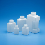 Tarsons 583350 HDPE 1000ml Rectangular Bottle - Pack of 6