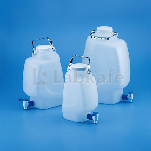 Tarsons 683240 PP Autoclavable 5 lts Rectangular Carboy with Stopcock
