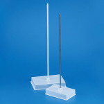 Tarsons 142010 PP-Plastic Coated Rod 22x15cm Side Retort Stand