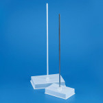 Tarsons 143010 PP-SS Rod 22x15cm Central Retort Stand