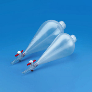 Tarsons 641120 PP 500ml Separatory Funnel - Pack of 2