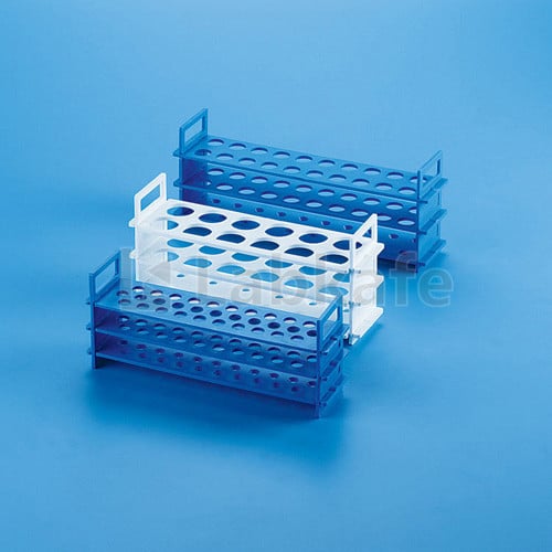 Tarsons 205030 RPP Autoclavable 40 places Dia 20 mm Polygrid Test Tube Stand - Pack of 4